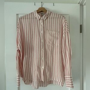 Target| new day|pinstriped button down shirt. Worn a few times! Great condition!